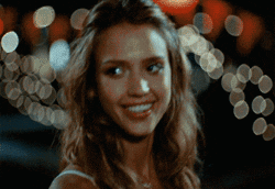Jessica Alba crashing into a pole in front of Dane Cook in "Good Luck Chuck"