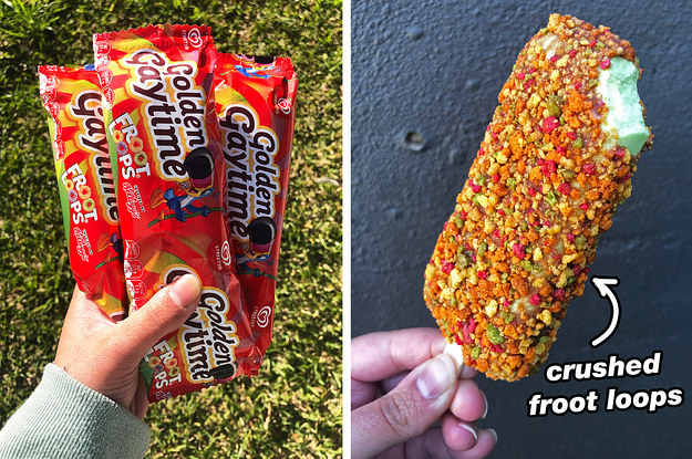 PSA Australians: You Can Now Get Your Hands On A Froot Loop-Flavoured Golden Gaytime