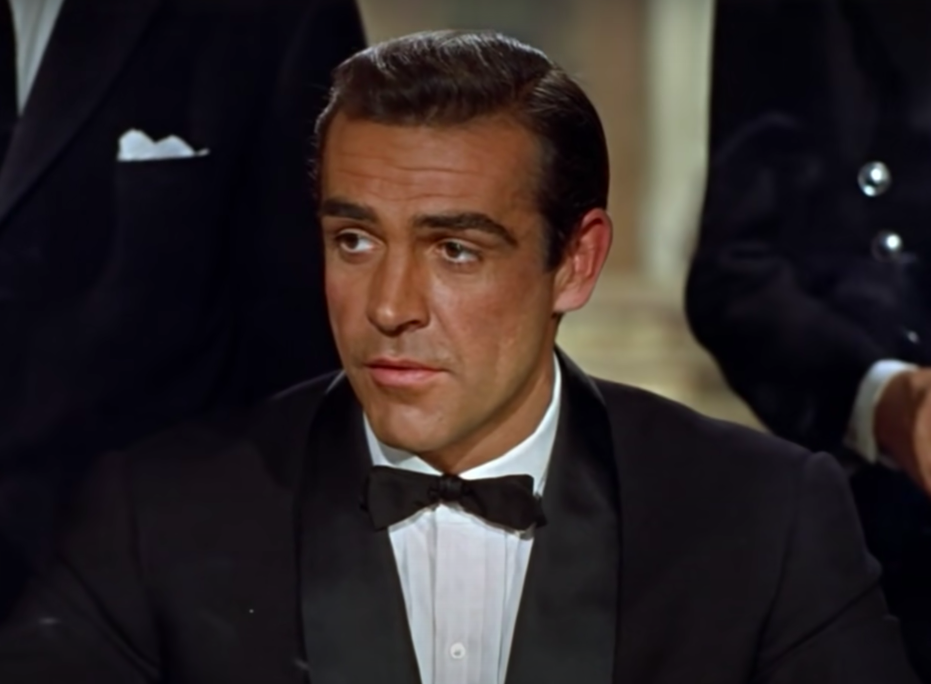 Bond&#x27;s perfectly styled hair