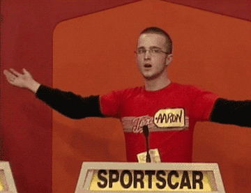 aaron paul getting upset on the price is right