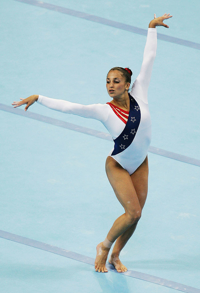 Mohini performing during the floor exercise