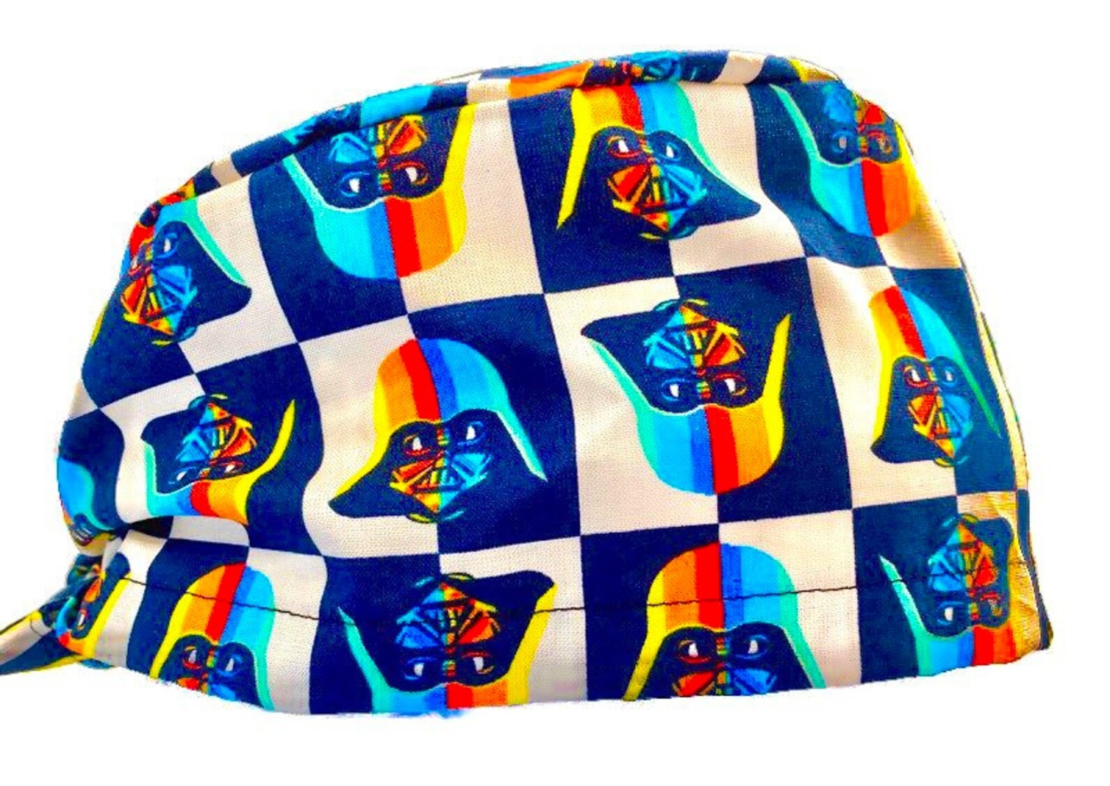 product image of Darth Vader rainbow scrub cap