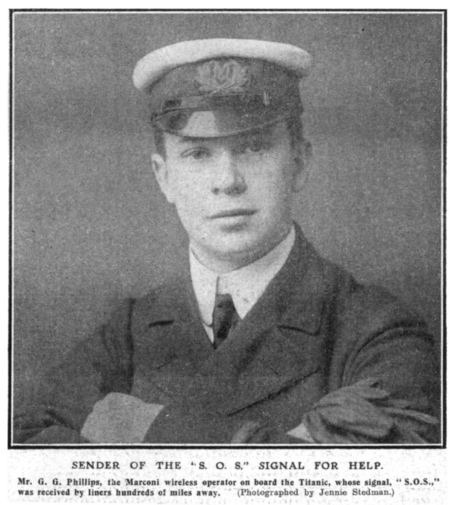 Jack Phillips, the man who sent the Titanic&#x27;s SOS message