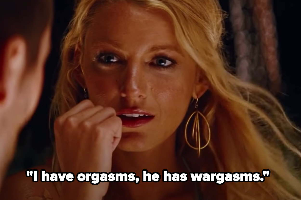 &quot;I have orgasms, he has wargasms.&quot;