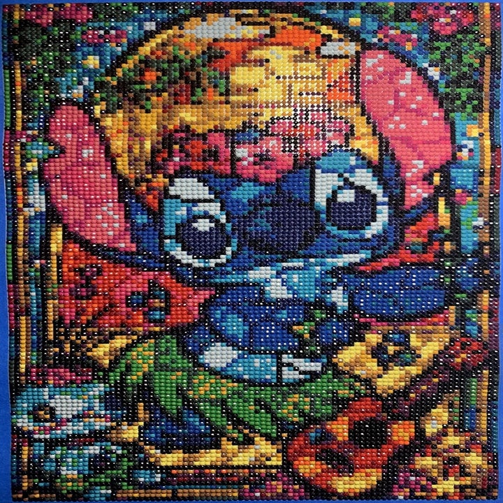 Reviewer image of finishing diamond paniting