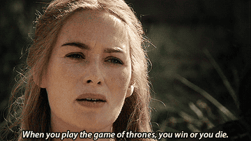 Cersei taking to Ned about the game of thrones