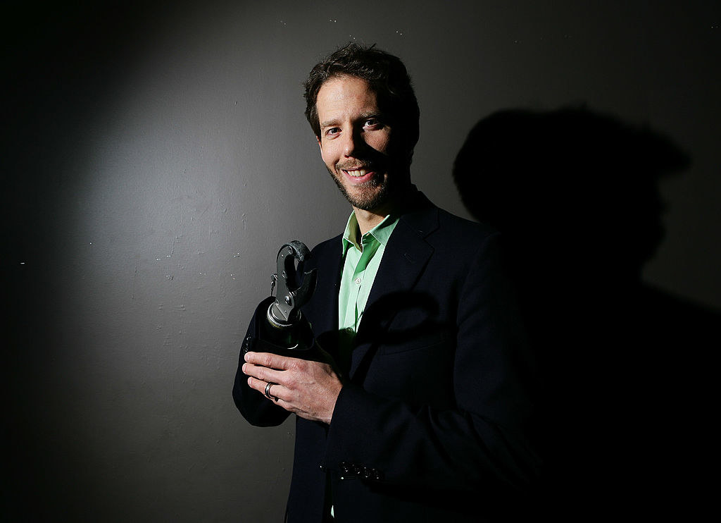 Aron Ralston at the premiere of 127 Hours