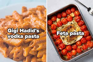 Gigi hadid's vodka pasta or feta pasta