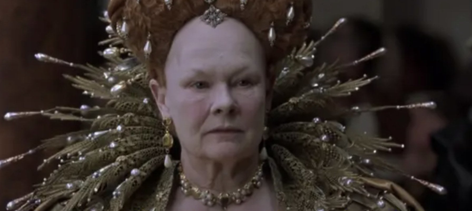 Judi Dench as Queen Elizabeth