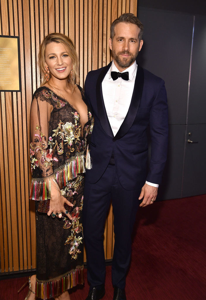 Blake Lively (L) and Ryan Reynolds attend 2017 Time 100 Gala