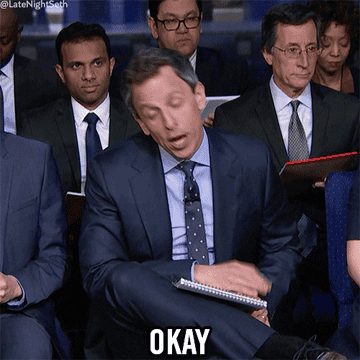 Man in suits considers and says okay