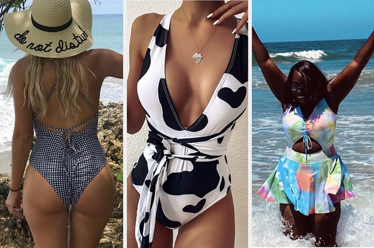 Swimdress Plus Size Split Body Hollow Out Beach Bikini Summer Women'S  Swimsuit Built in Bra Off Shoulder Swim Top (Color : A, Size : 3X-Large) :  : Clothing, Shoes & Accessories