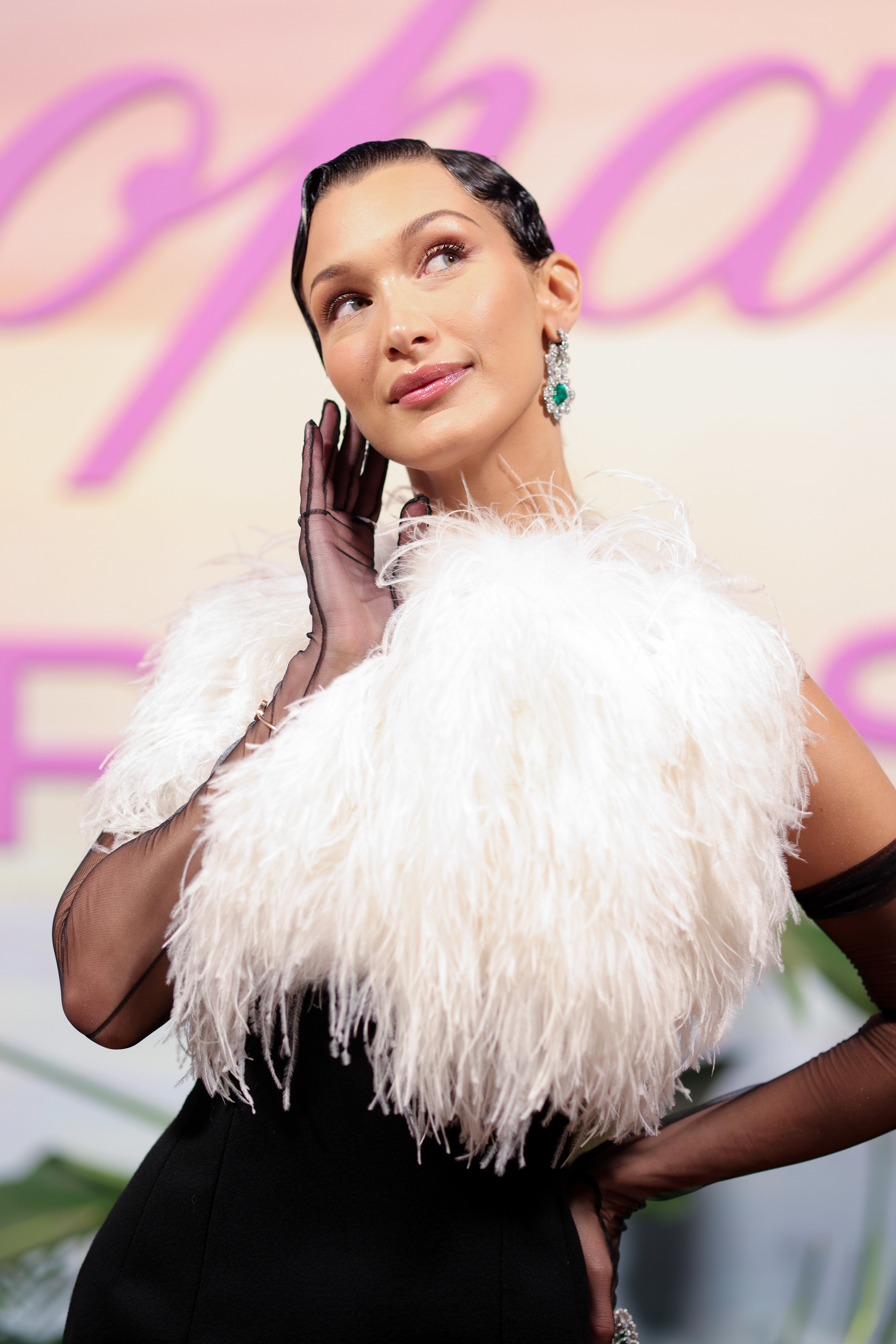 Bella Hadid is pictured at the Cannes Film Festival in 2021
