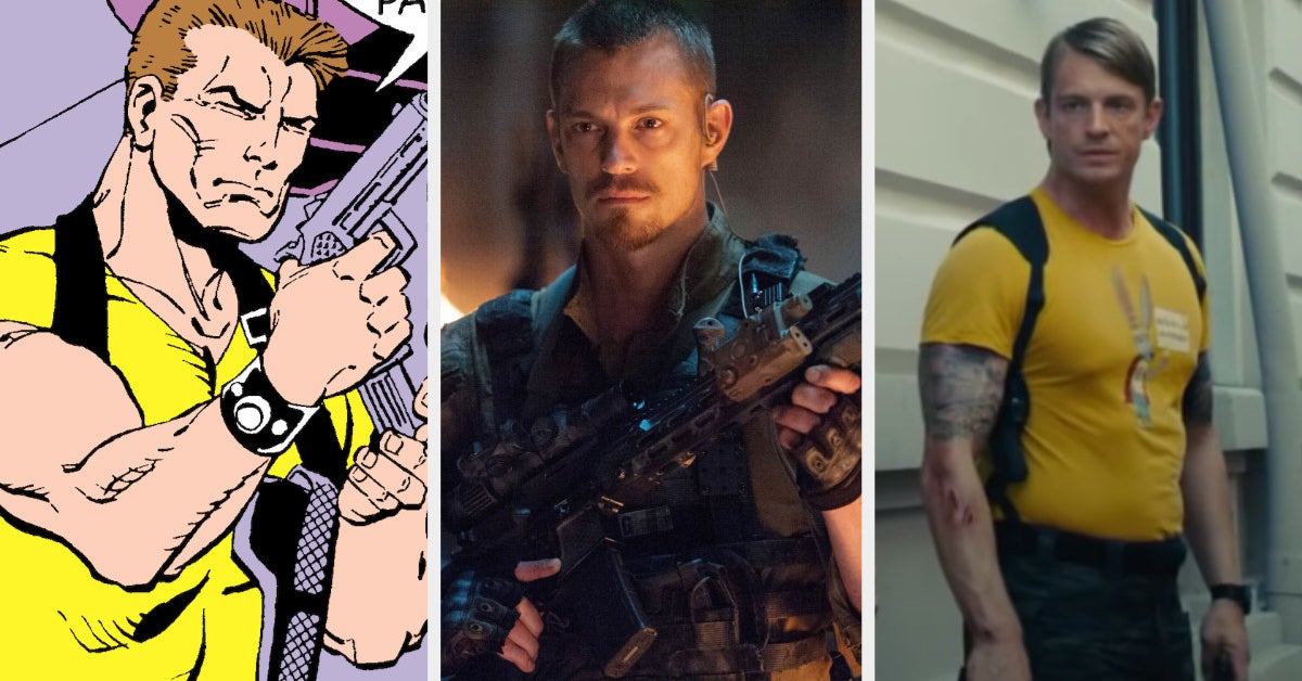 Side-By-Side Of The Suicide Squad In Comics And Film