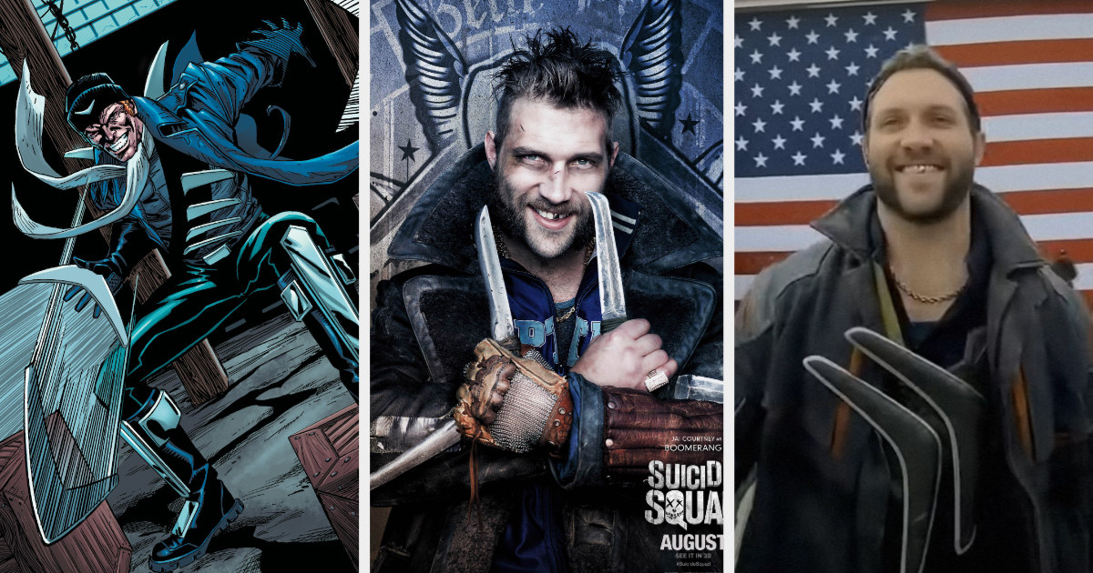 Side-By-Side Of The Suicide Squad In Comics And Film