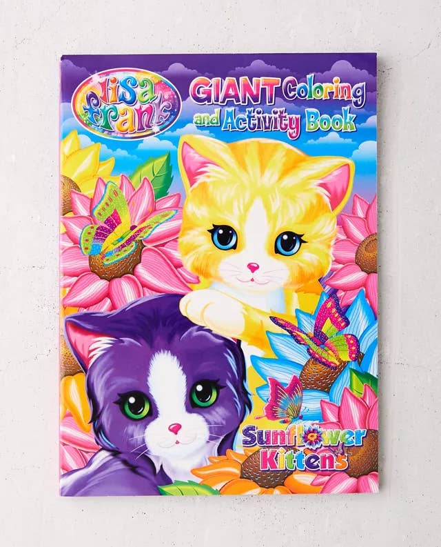 coloring book with cats on it