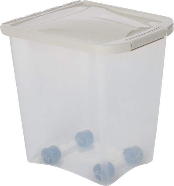 The pet food storage container