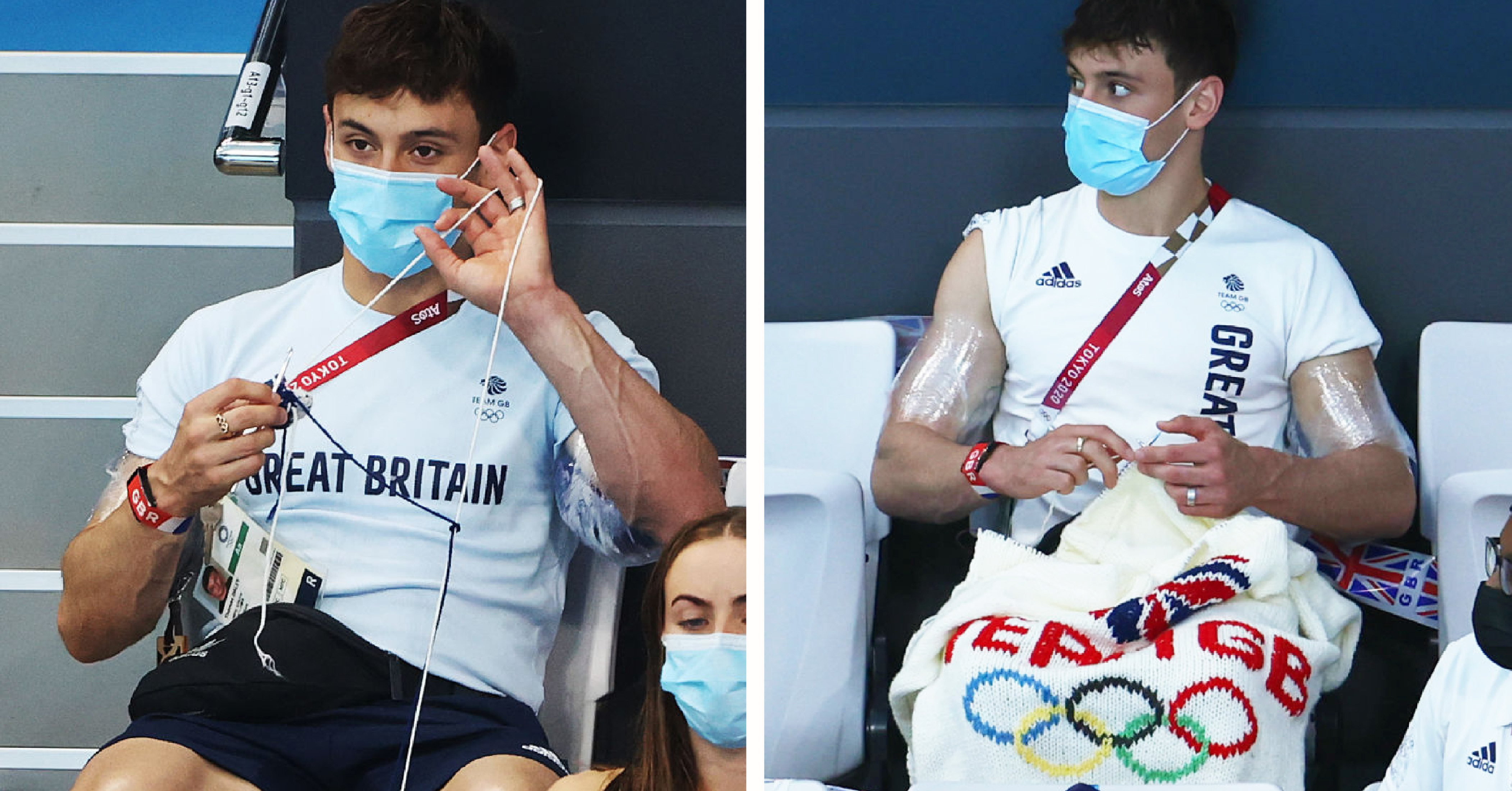 Tom Daley Wears Sweater he Knitted Himself on Today