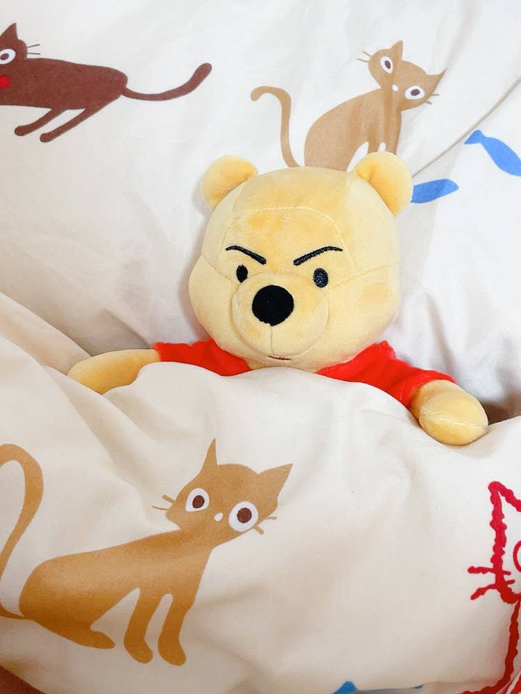 この顔じわる ヴィレヴァンで見つけた プーさん の様子がなんかおかしい