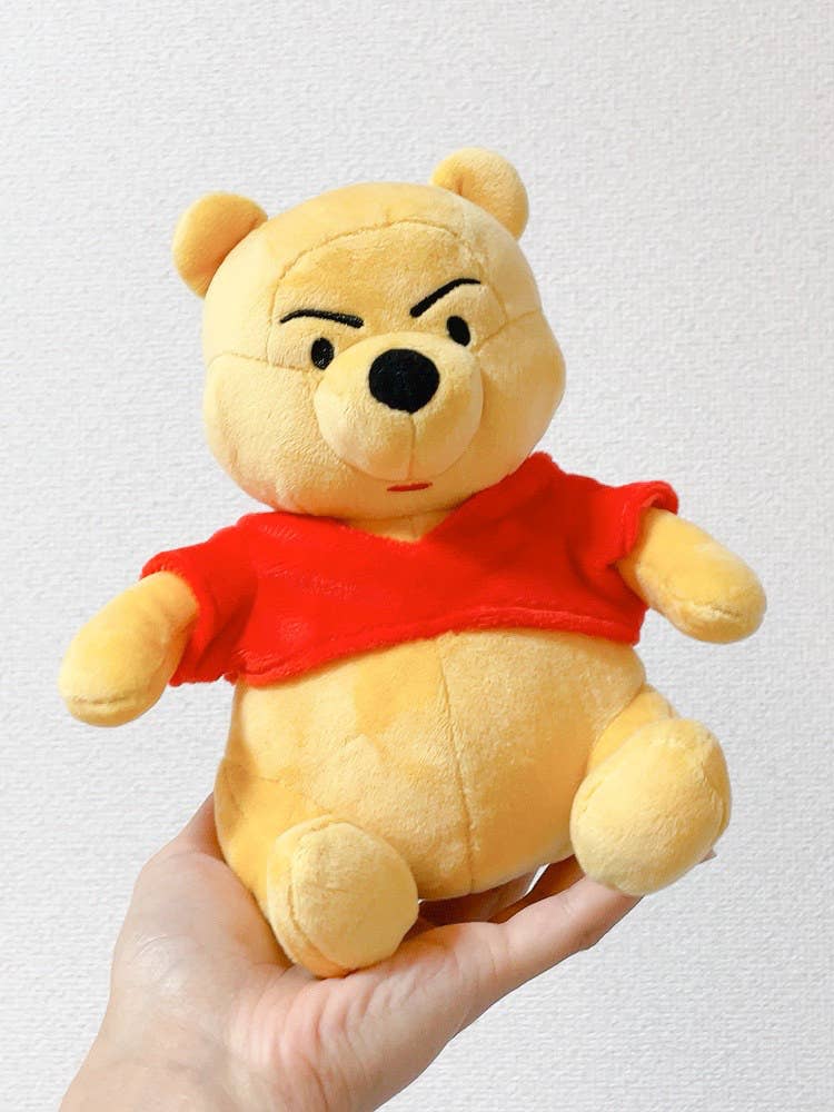 この顔じわる ヴィレヴァンで見つけた プーさん の様子がなんかおかしい