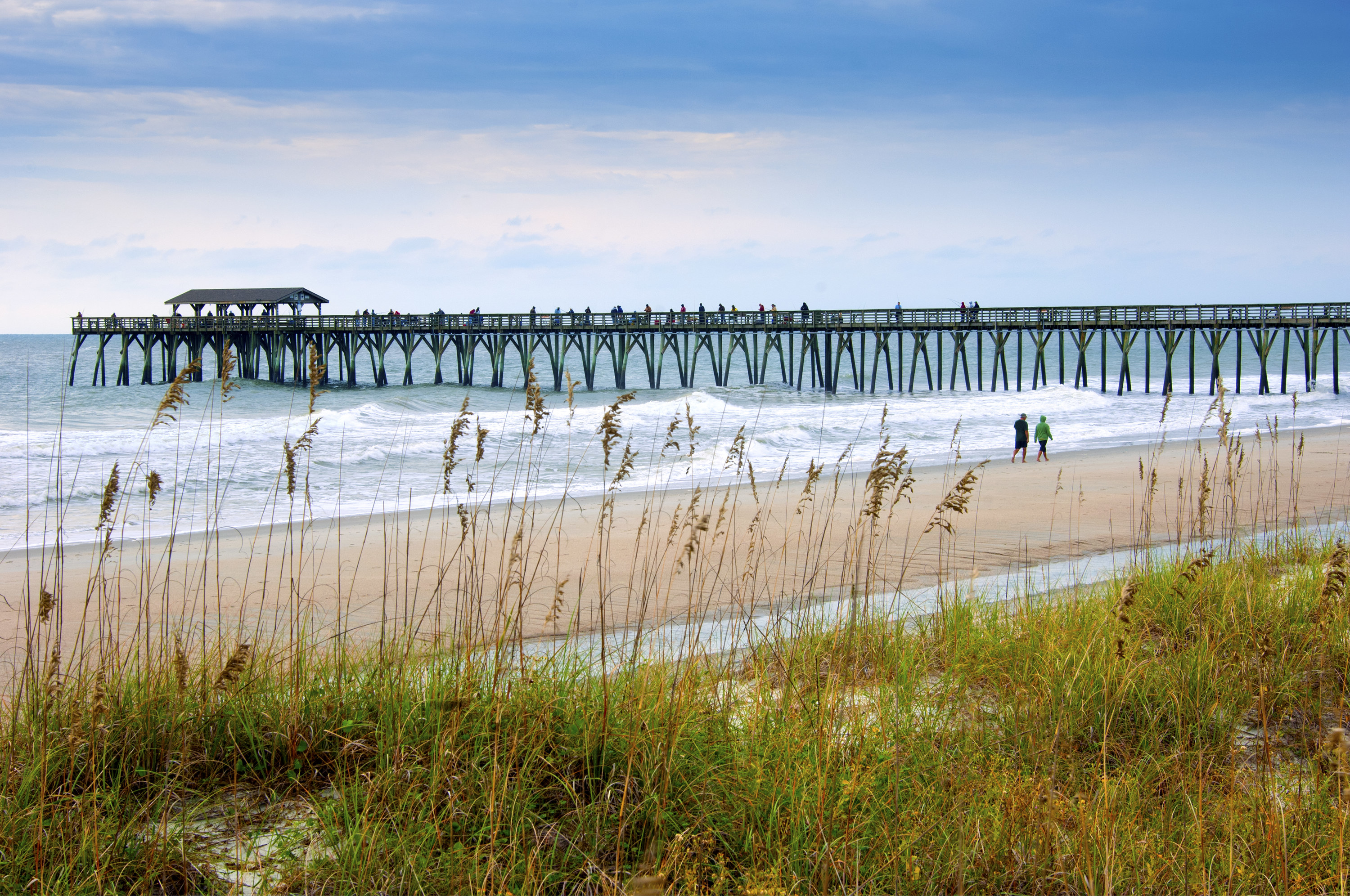 Beautiful beach and pier