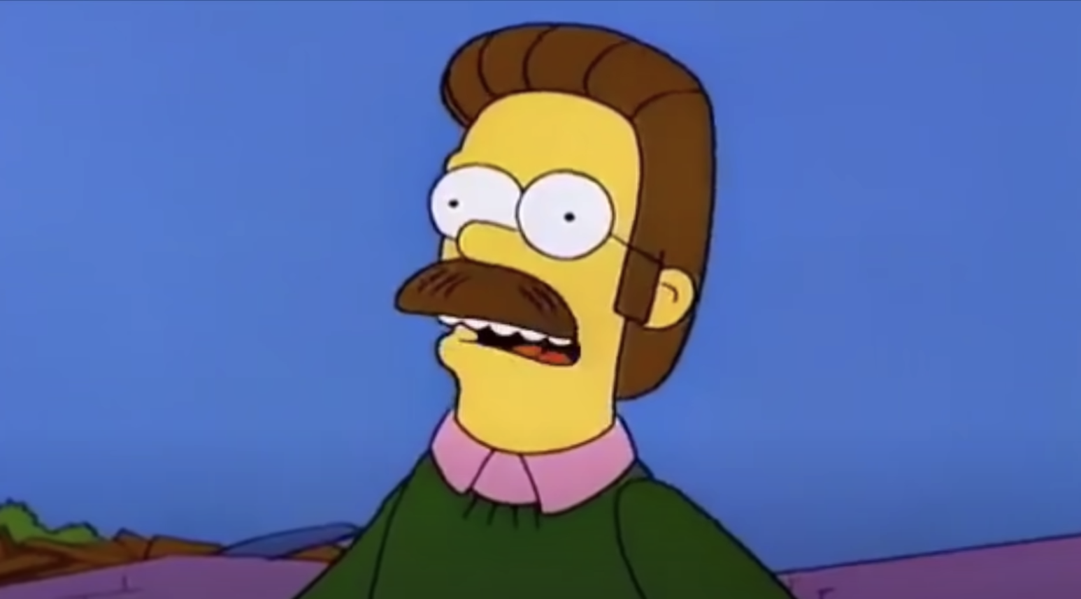 Ned Flanders from the Simpsons