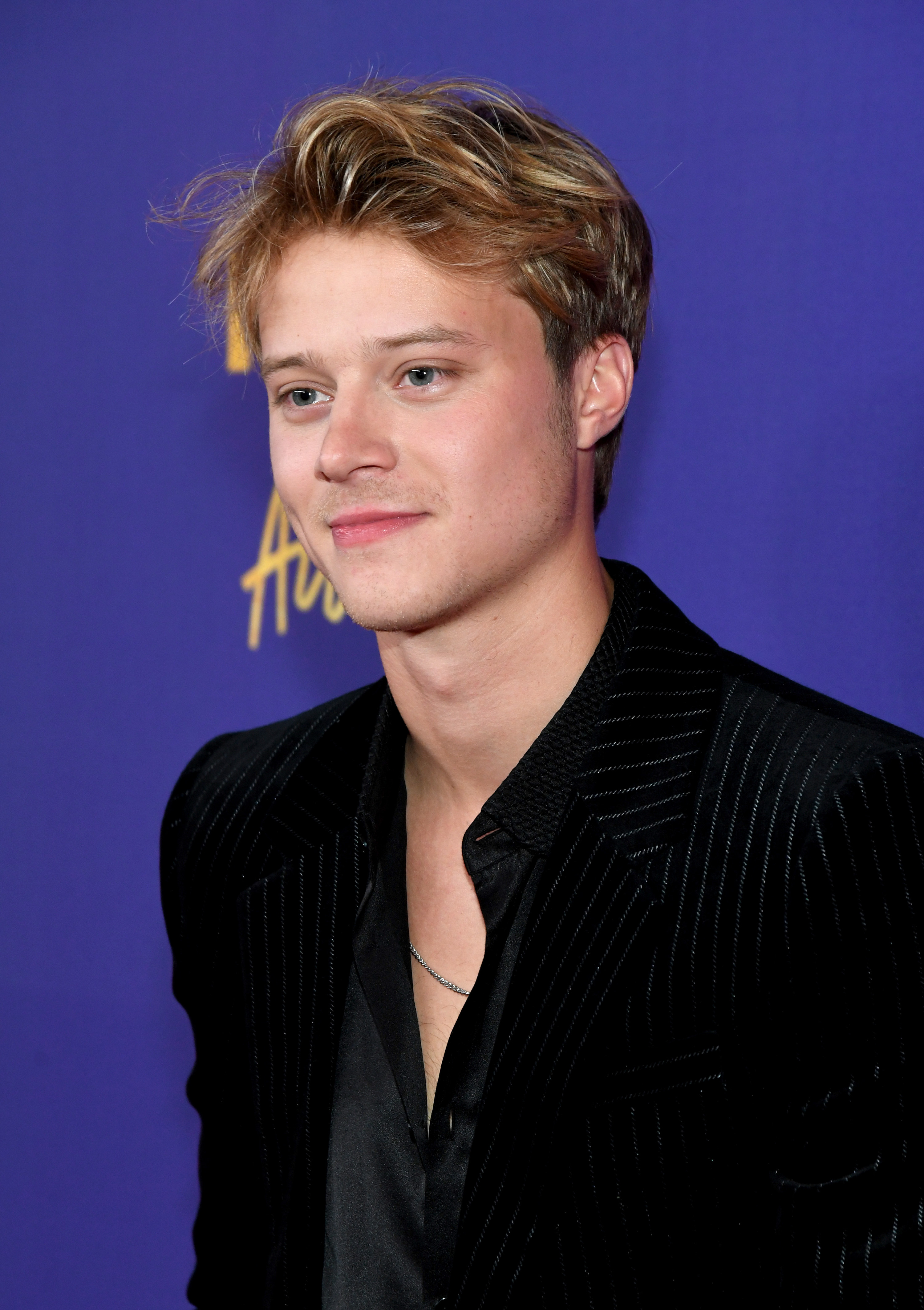 Rudy Pankow is photographed at the 2021 MTV Movie &amp; TV Awards