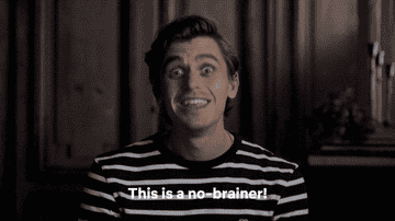 Gif of Antoni from Queer Eye saying, &quot;this is a no brainer&quot;