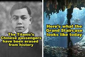 The Titanic's chinese passengers have been erased from history, and the grand staircase today on the Ocean floor