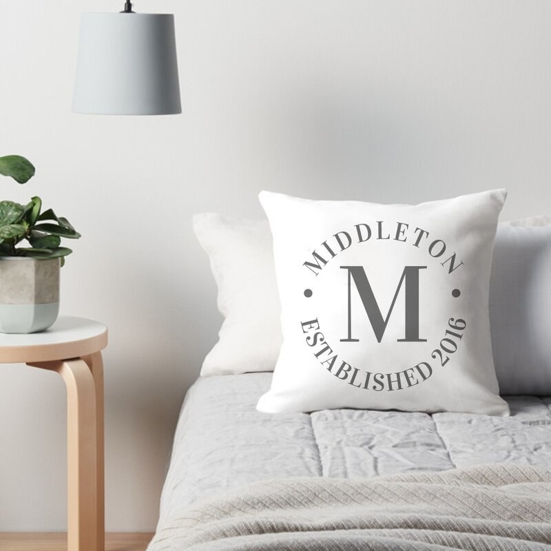 An image of a personalized pillow