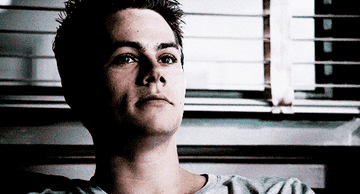 Dylan O&#x27;Brien winking and pointing