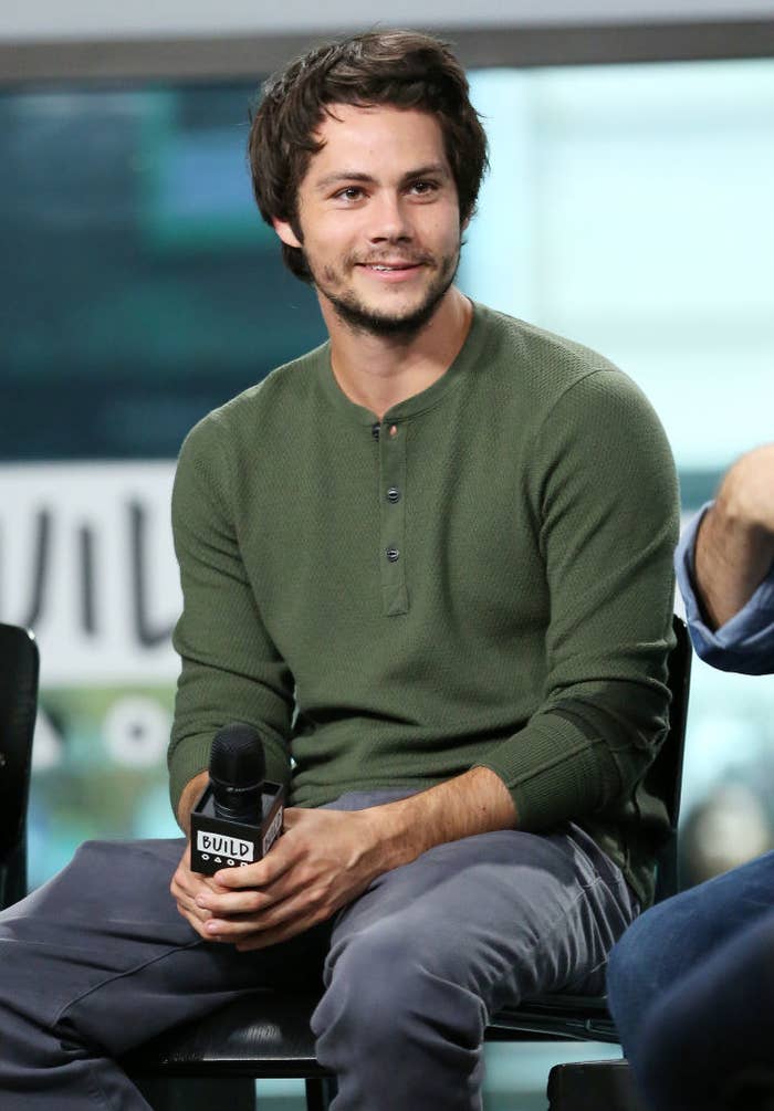 Dylan smiling during a panel discussion