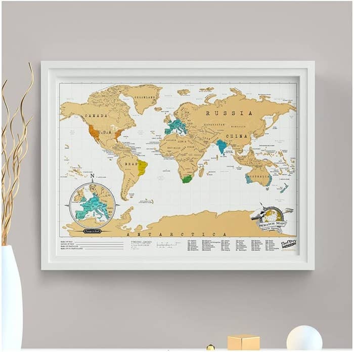 scratch map print