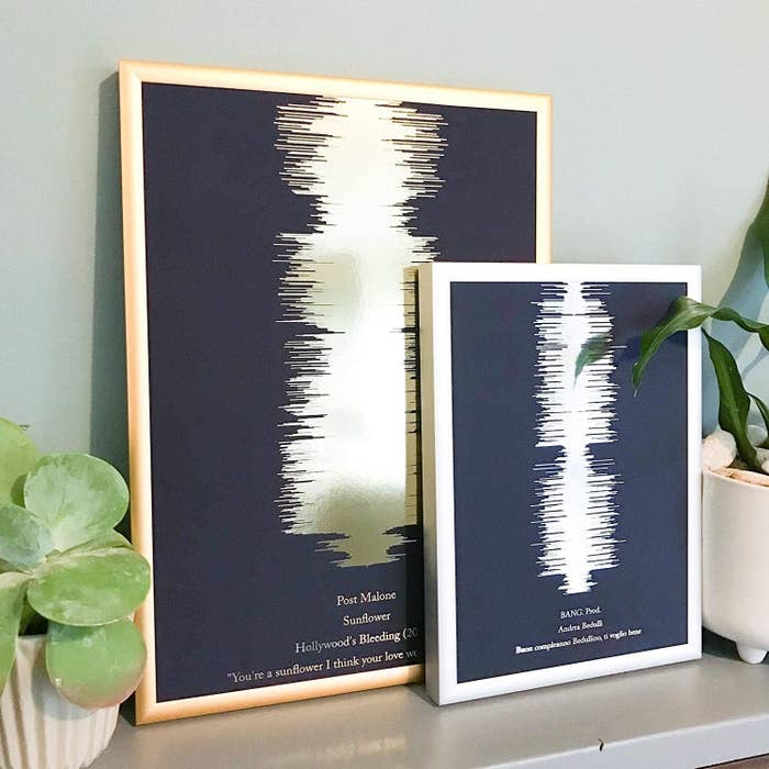 sound wave prints