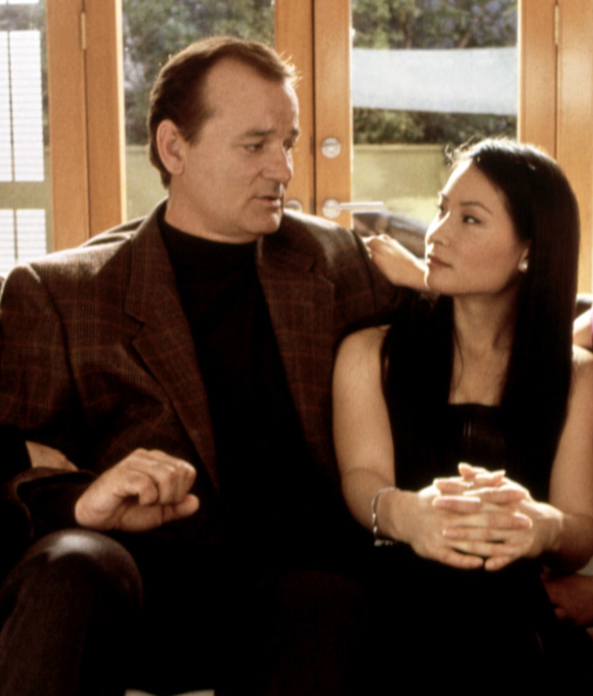 Bill Murray pictured with Lucy Liu