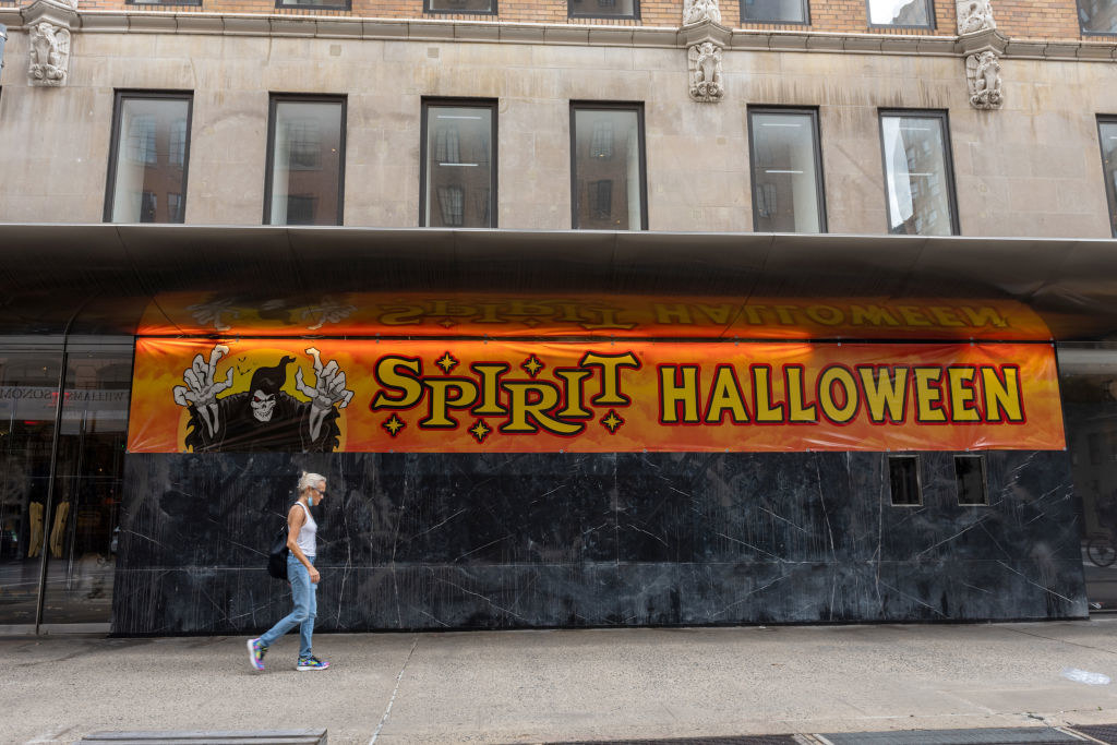 a spirit halloween store