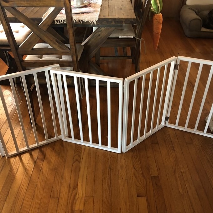Review photo of the freestanding pet gate