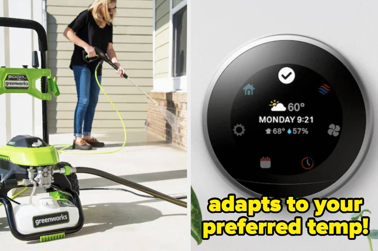 power washer and google nest 