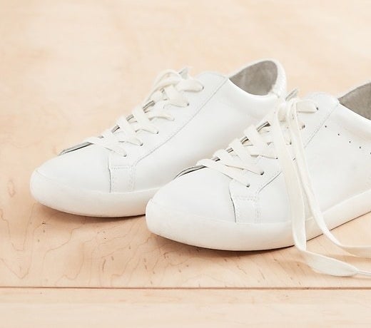 The white sneakers