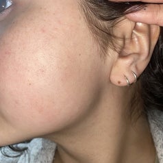 Reviewer's face after using razor