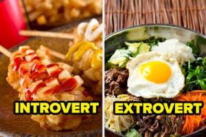 introvert corn dog extrovert bowl