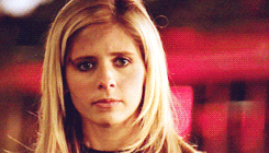 Buffy seeing Angel before he leaves in Season 3
