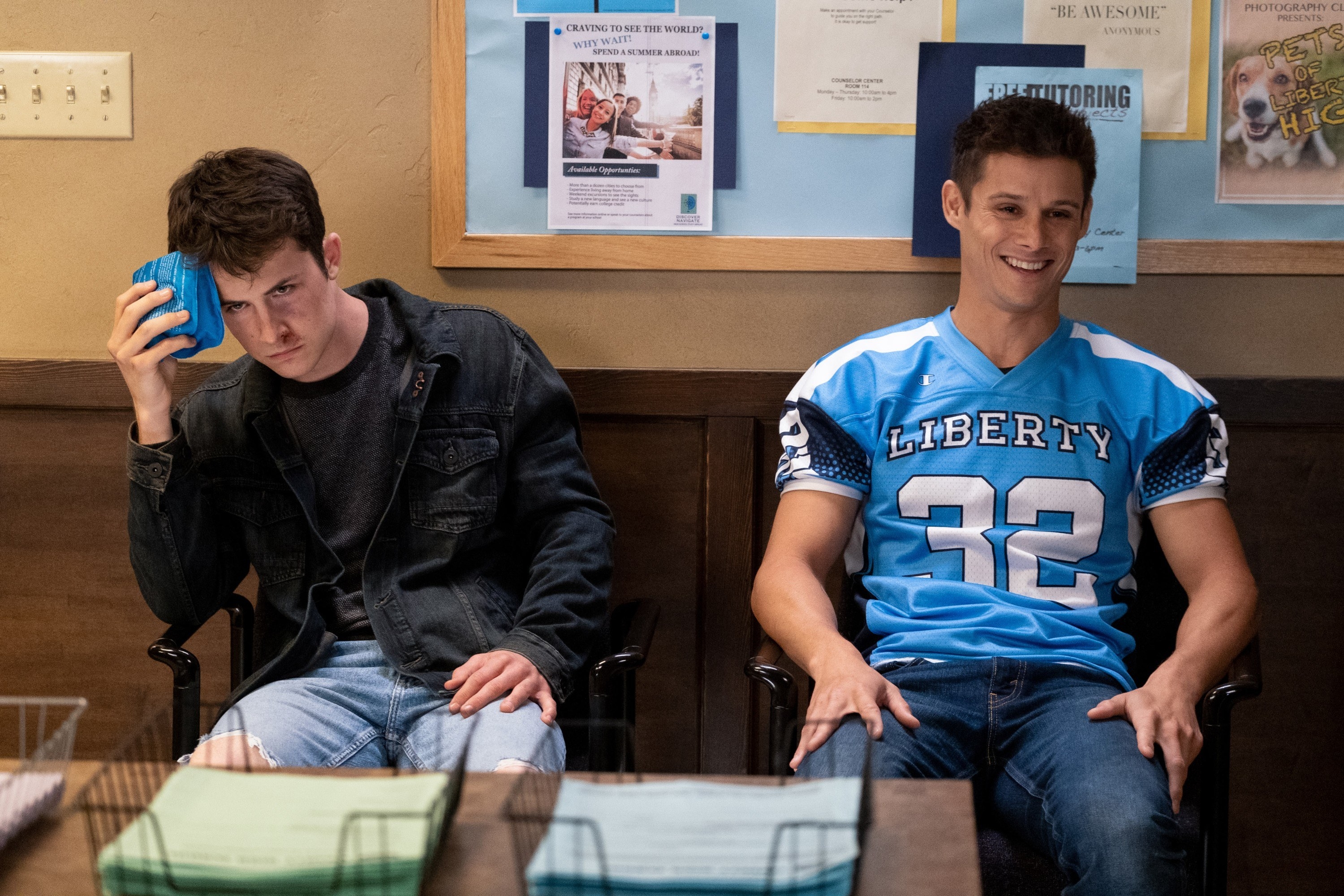 Dylan Minnette and Timothy Granaderos on &quot;13 Reasons Why&quot;