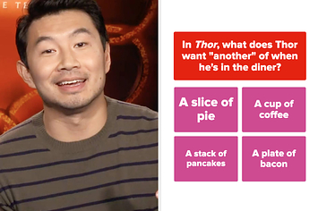 Simu Liu and a question from a Marvel quiz