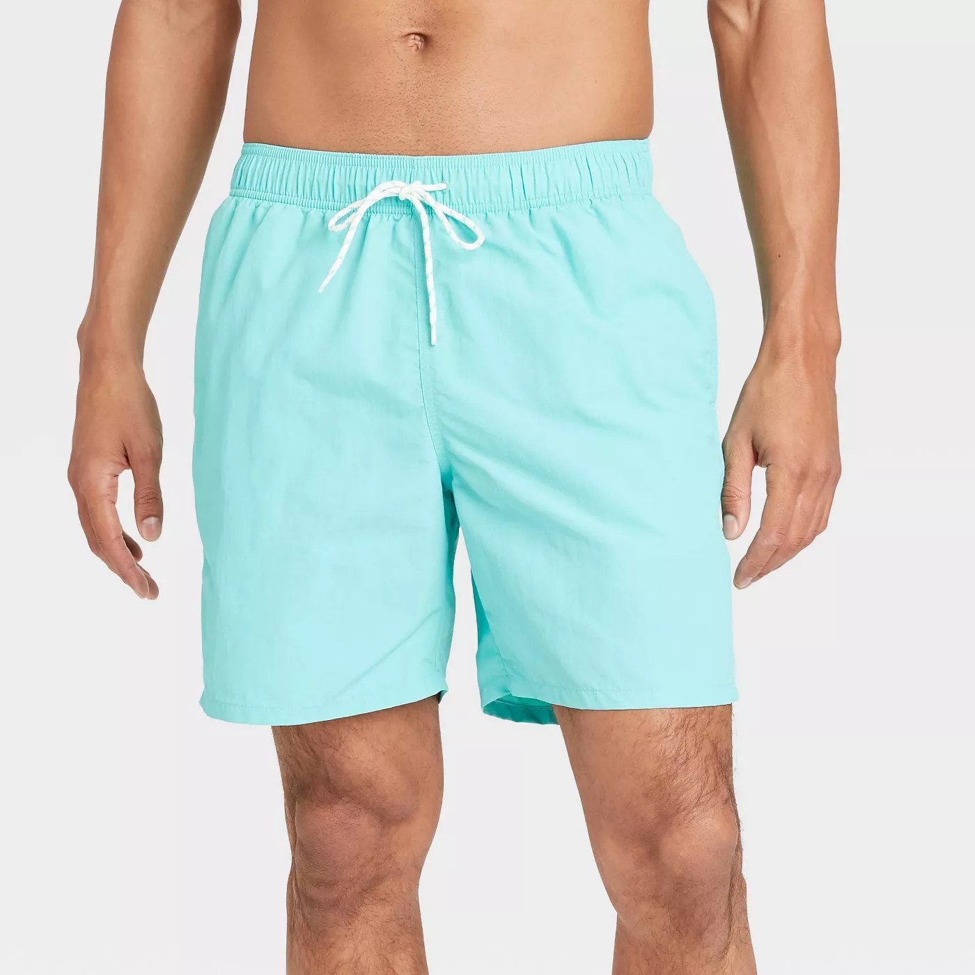 Light blue swim shorts