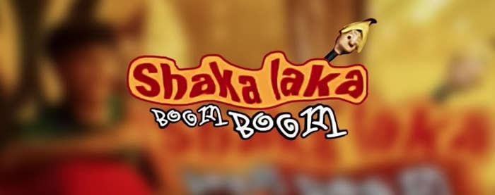 The opening title scene of the Indian show Shaka Laka Boom Boom with the ever so famous magic pencil in the background