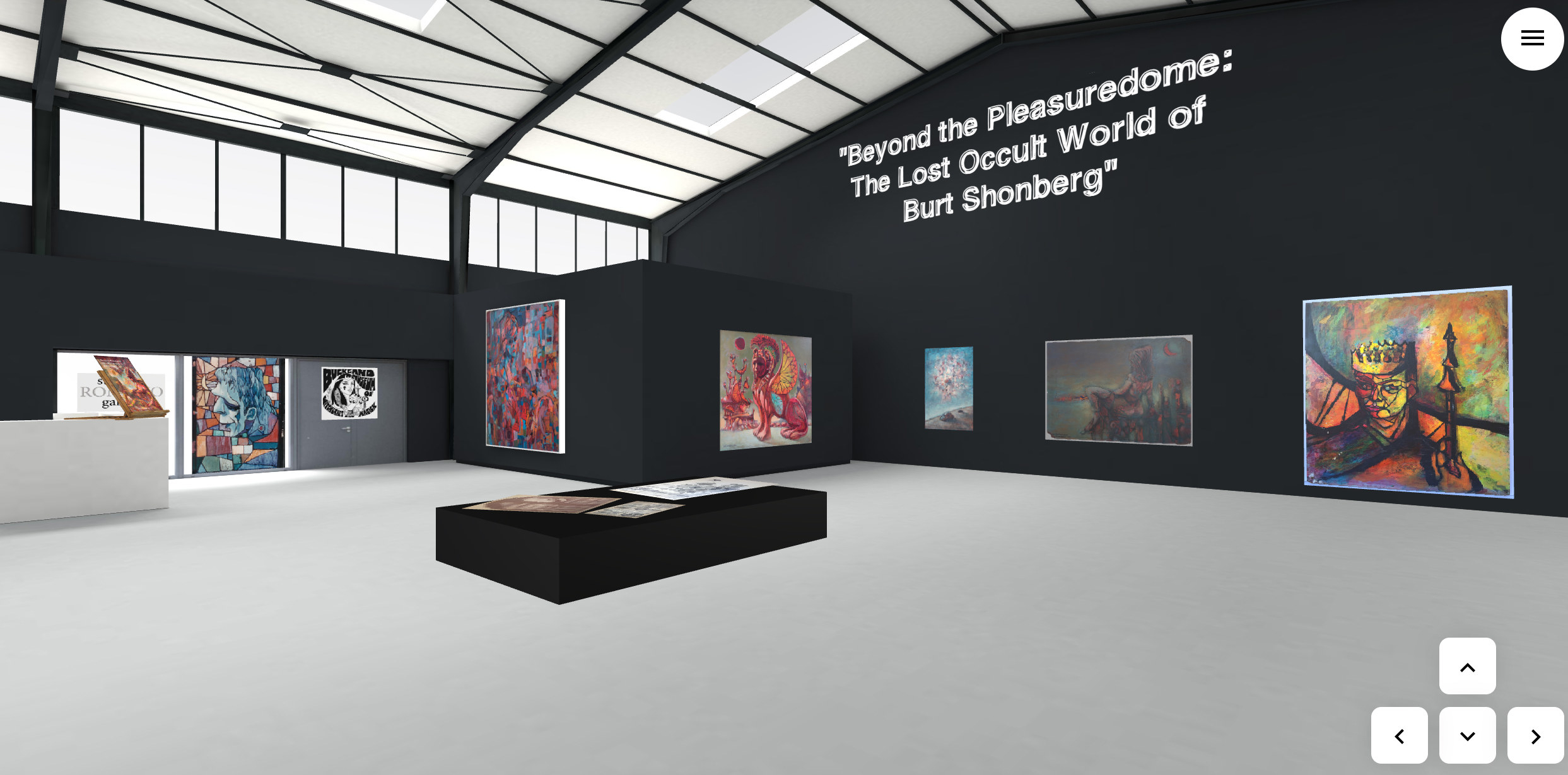 Image of #D Virtual Gallery produced by Stephen Romano Gallery in association with Kunstmatrix, Berlin for the exhibition &quot;“Beyond The Pleasuredome: The Lost Occult Works of Burt Shonberg”