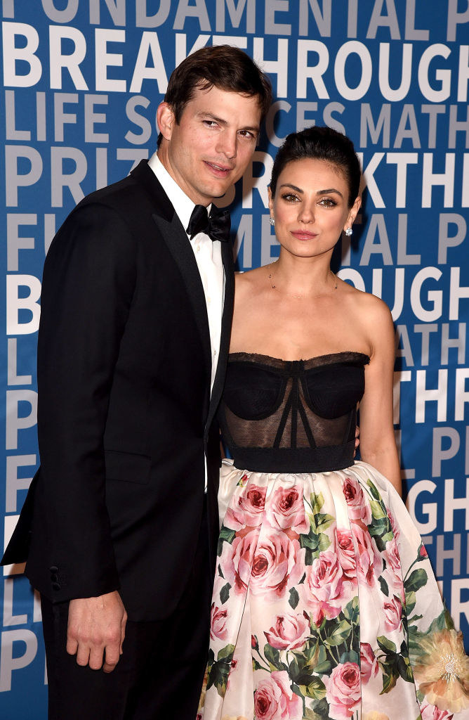 Ashton Kutcher and Mila Kunis attend the 6th Annual Breakthrough Prize