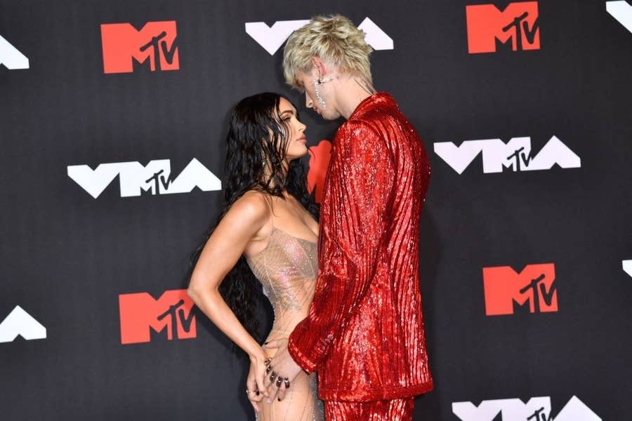 Megan Fox Wears Sheer Dress At 2021 Video Music Awards