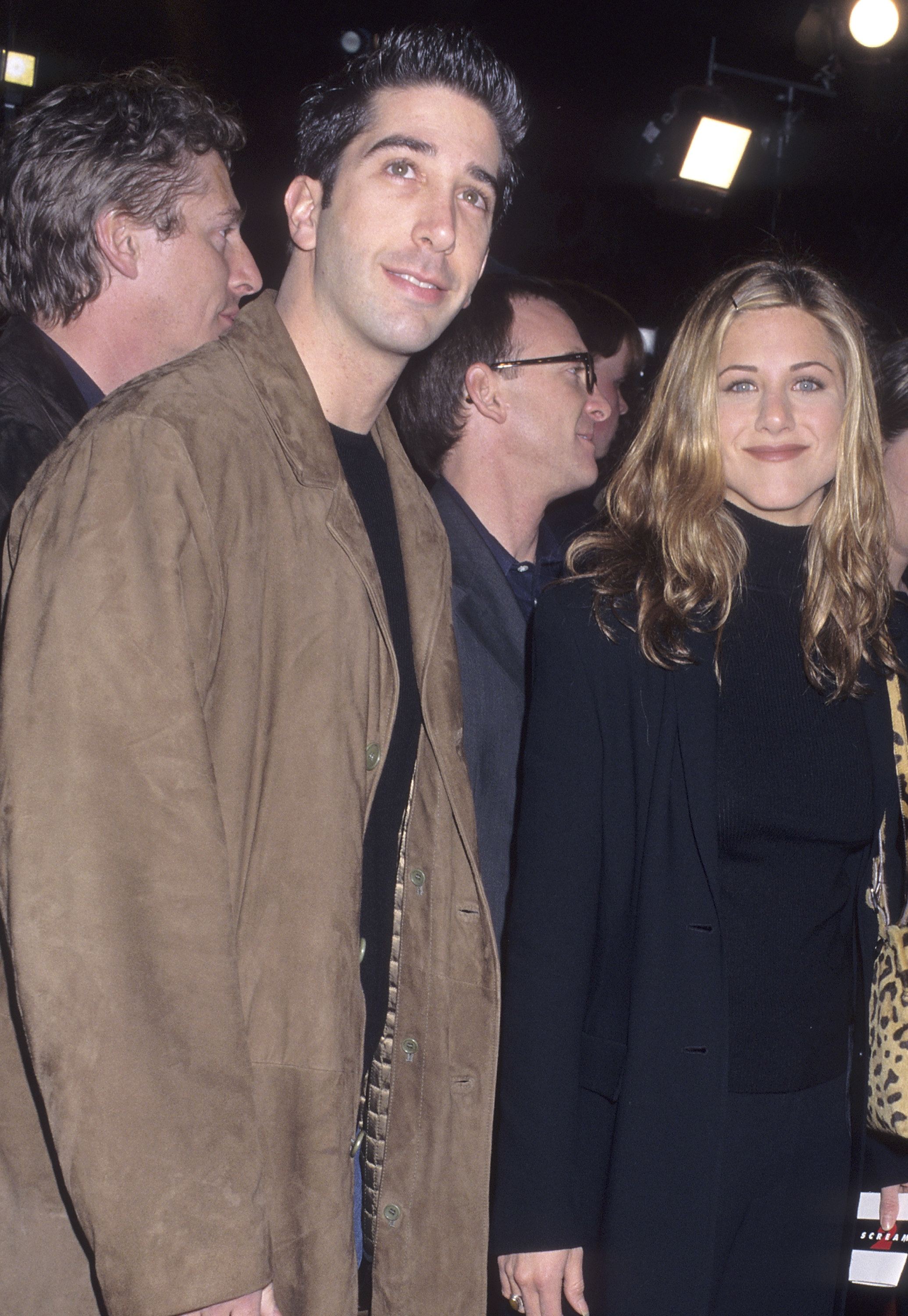 David Schwimmer and Jennifer Aniston